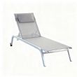 Tumbona de aluminio con asiento de malla transpirable - 11D25C
