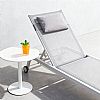 Tumbona de aluminio con asiento de malla transpirable - 11D25C