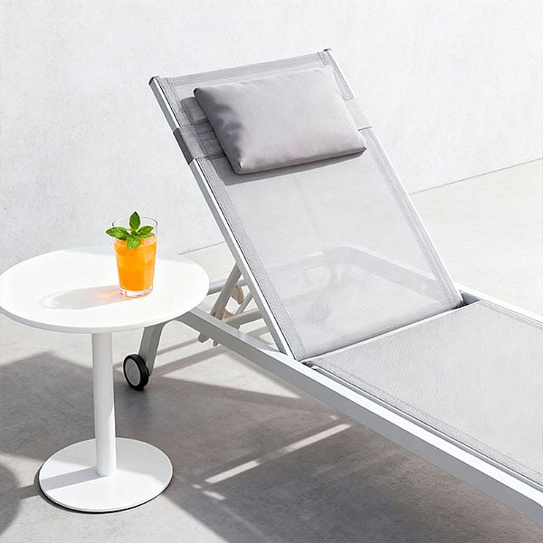 Tumbona de aluminio con asiento de malla transpirable - 11D25C