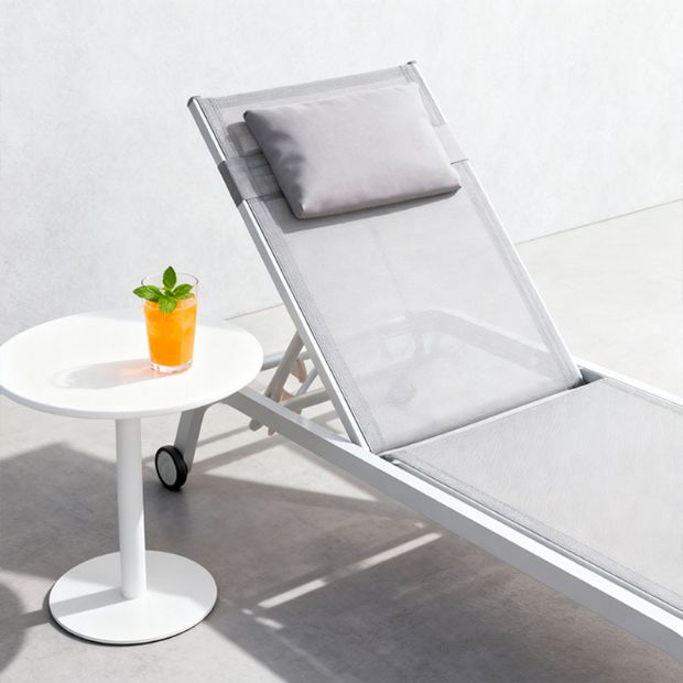 Tumbona de aluminio con asiento de malla transpirable - 11D25C