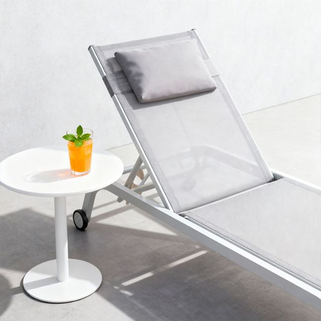 Tumbona de aluminio con asiento de malla transpirable - 11D25C