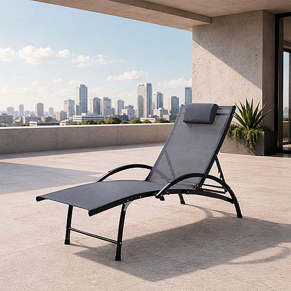 Tumbonas ajustables para exterior al por mayor, para el suministro de mobiliario de terraza junto a la piscina - 11D25I